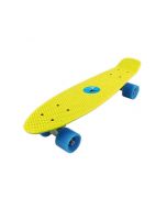 Planche de skateboard FREEDOM jaune - roues bleues NEXTREME