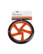 Roue noir-orange diamètre 200 mm en Pvc avec roulements Abec7 pour scooters Nextreme Cod.GRG-112