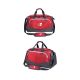 Sac de sport moyen couleur Rouge et Gris GetFit GFB002 + RG